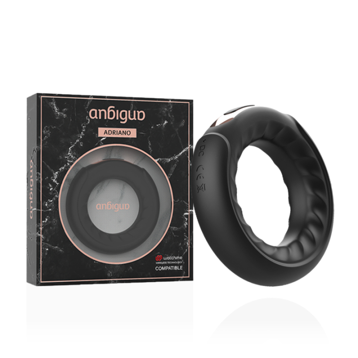 Anbiguo - Adriano Anello Vibrante + Telecomando Watchme