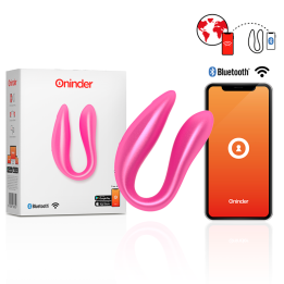 Oninder - Lisboa Pink Stymulator Punktu g i Lechtaczki - Darmowa Aplikacja Pink