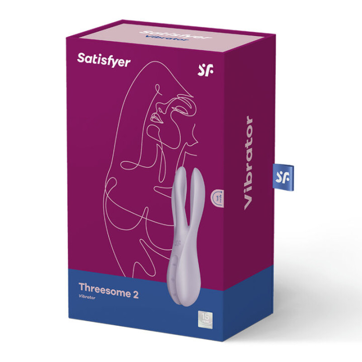 Satisfyer - Trójka 2 Wibrator Fioletowy