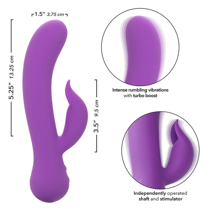 Calexotics - First Time Vibratore Pleaser Ricaricabile Viola