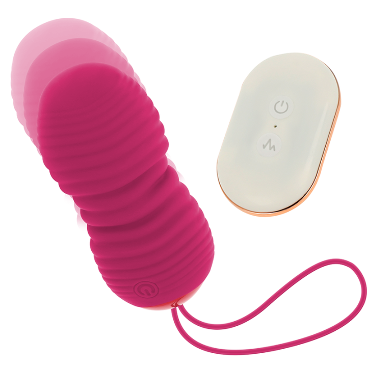 Ohmama - Huevo Control Remoto 7 Modos up And Down Rosa