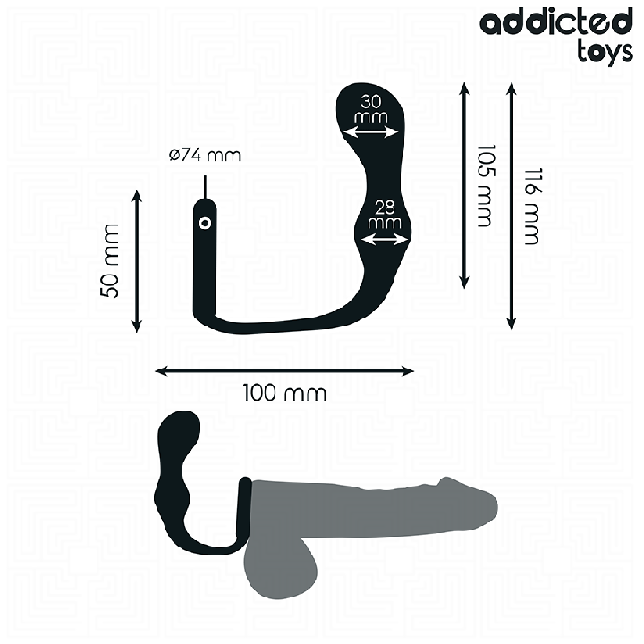 Addicted Toys - Analplug Mit Ring Modell 3