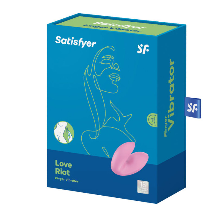 Satisfyer - Vibrateur Doigts Love Riot Rose