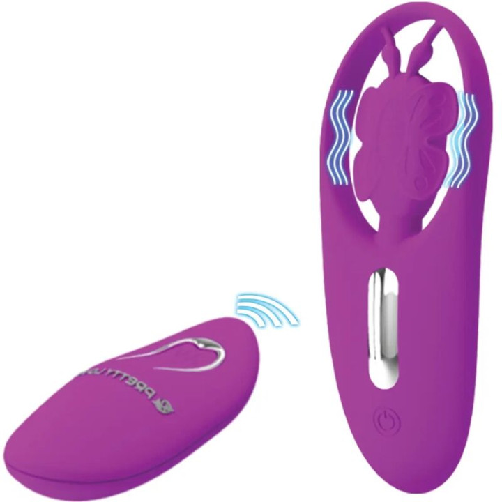 Pretty Love - Stimolatore a Farfalla Per Mutandine Dancing Con Telecomando Lilla