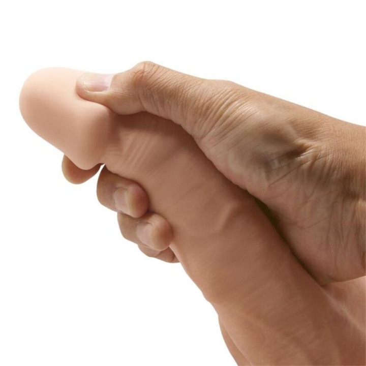 Baile - Beautiful Encounter Bahamut Dildo Realístico Flexible 21.8 cm Natural