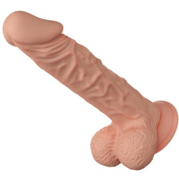 Baile - Lindo Encontro Buraq Dildo Realístico Flexível 24 cm Natural