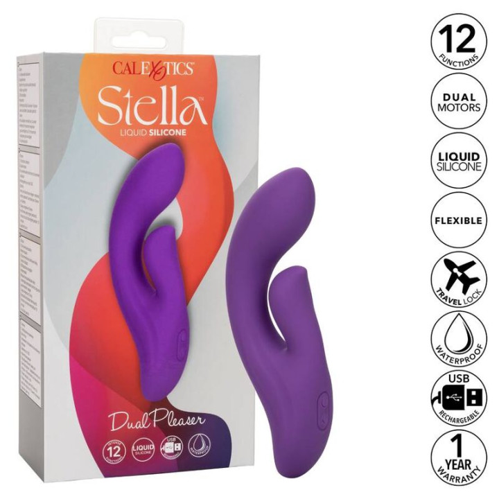 Calexotics - Stella Dual Pleaser Fiolet