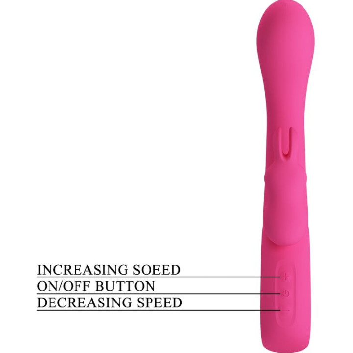 Pretty Love - Novak Rabbit Vibrator 12 Vibrationen Rosa
