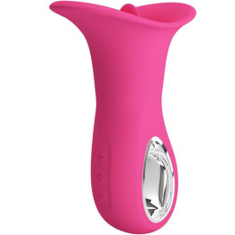 Pretty Love - Clyde Oral Vibrator Vibrating Tongue 12 Vibrations Pink