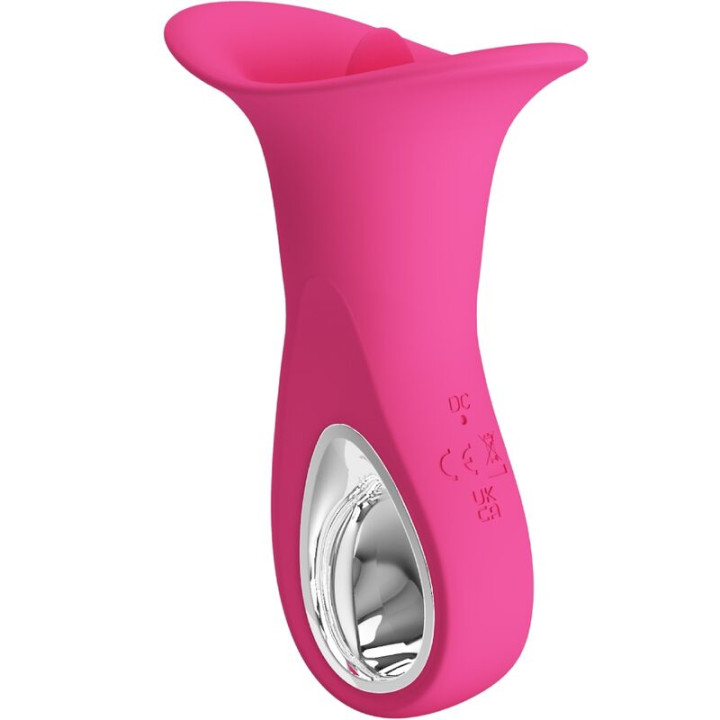 Pretty Love - Clyde Vibrateur Oral Langue Vibrante 12 Vibrations Rose