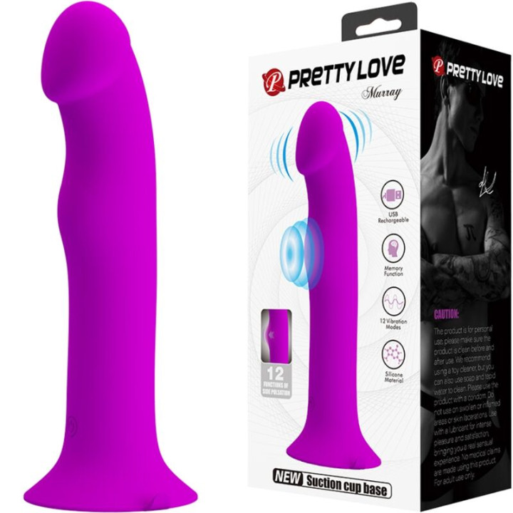 Pretty Love - Wibrator i Stymulator Punktu g Murray Fioletowy