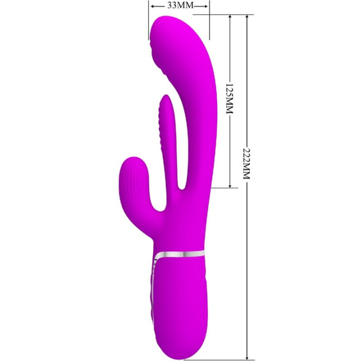 Pretty Love - Shania Triple Rabbit Vibrator Multifunktions-Rosa