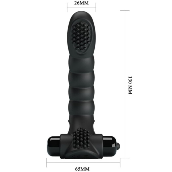 Pretty Love - Alexander Fingervibrator 10 Vibrationen Schwarz