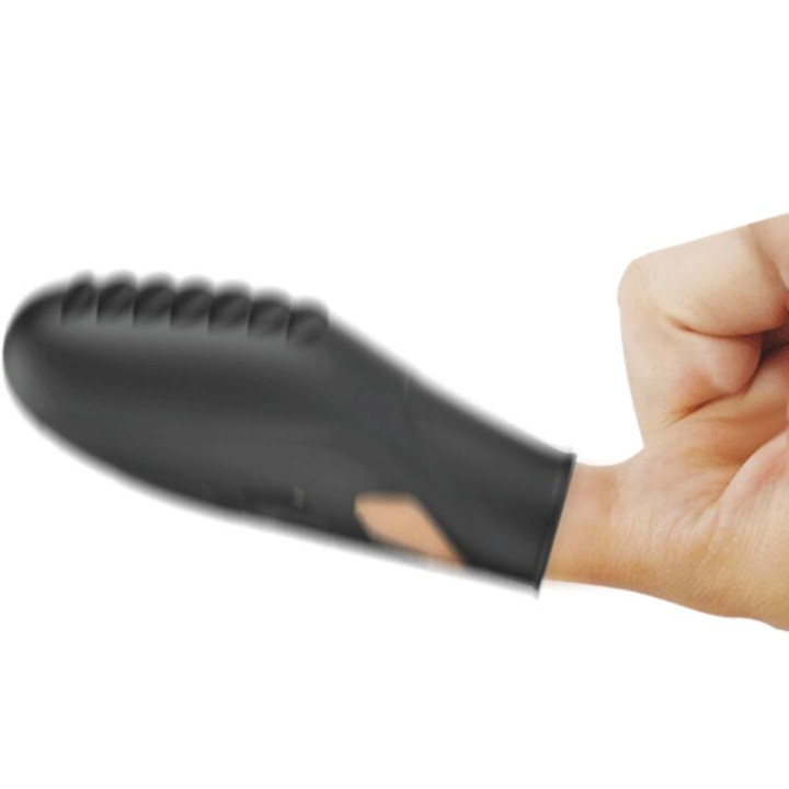 Pretty Love - Vibratore da Dito in Silicone Gilo Nero