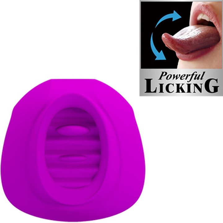 Pretty Love - Estelle Tongue Clitoris Stimulator 12 Vibrações Roxo
