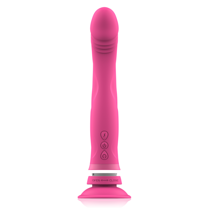 Intense - Dildo Vibratore in Silicone Rosa Michelangelo