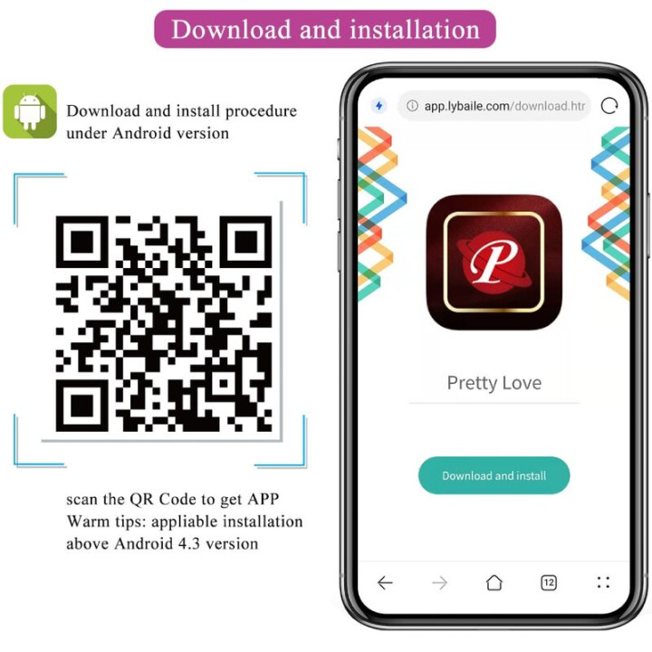 Pretty Love - Franz Massager And Vibrator Free App Purple