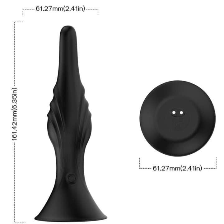 Armony - Vibrator & Analplug Fernbedienung Schwarz