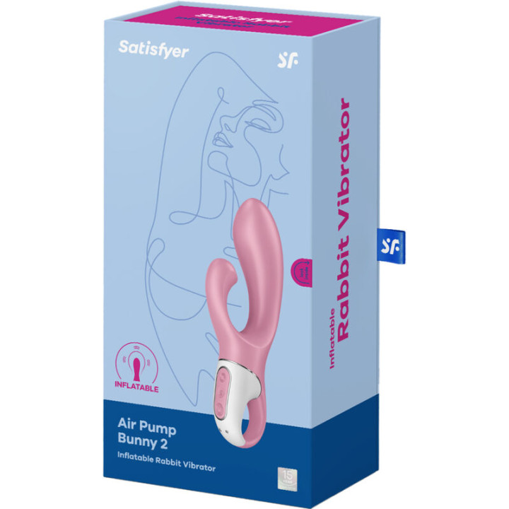 Satisfyer - Pompka Powietrza Kroliczek 2 Rozowy
