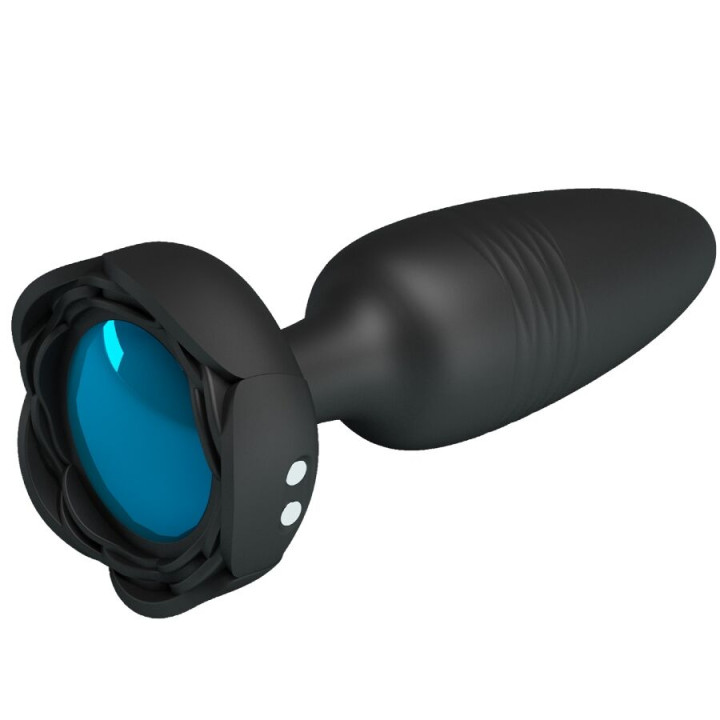 Pretty Love - Tarion Plug Anal Avec Lumière Led Noir 12,5 cm