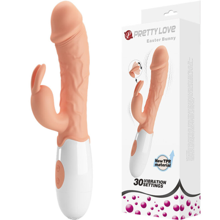 Pretty Love - Vibrateur Lapin de Pques Avec Stimulateur