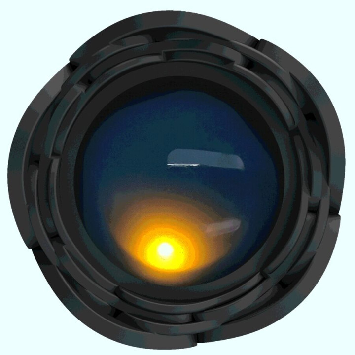 Pretty Love - Tarion Plug Anale Con Luce Led Nero 12,5 cm