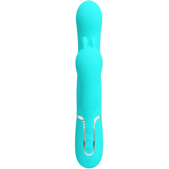 Pretty Love - Cammy 4 in 1 Multifunction Tripple Rabbit Vibrator Blue