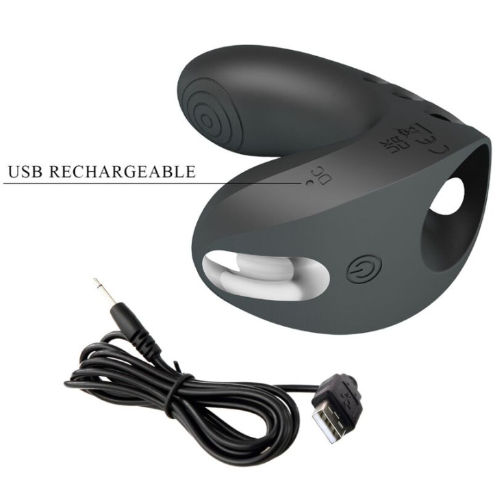 Pretty Love - Camelia Fingervibrator 7 Vibrationen Schwarz