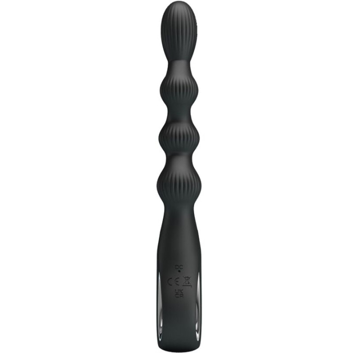 Pretty Love - Federer Vibrador Anal 12 Vibraciones Negro