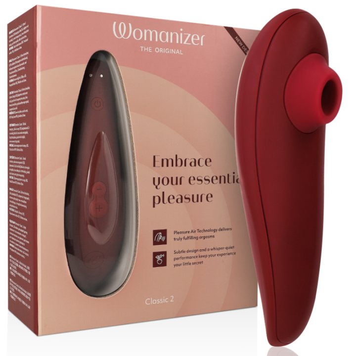 Womanizer - Klasyczny 2 Stymulator Lechtaczki Bordeaux