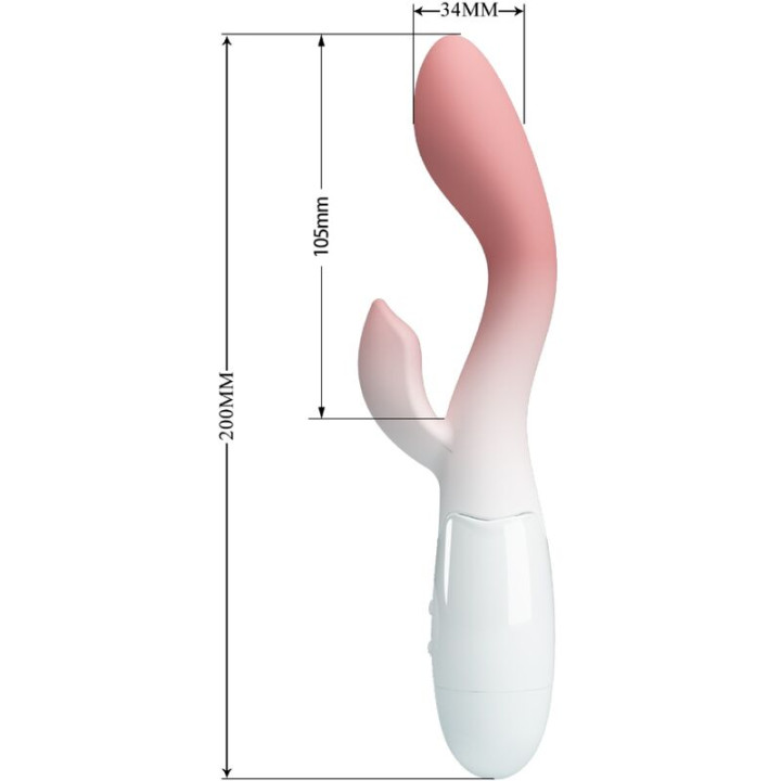 Pretty Love - Brighty g-Spot Vibrator + Klitoris-Stimulator 30 Vibrationen Rosa