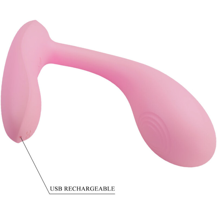Pretty Love - Baird Application g-Spot 12 Vibrations Rechargeable Rose