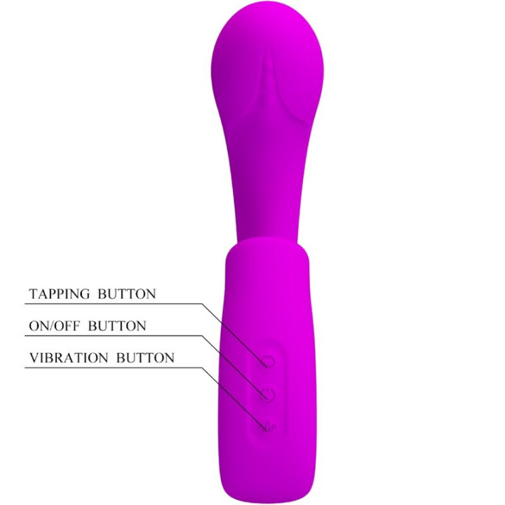Pretty Love - Sibel Sibel g-Spot Vibrator + Clitoris Stimulator 10 Vibrations Purple
