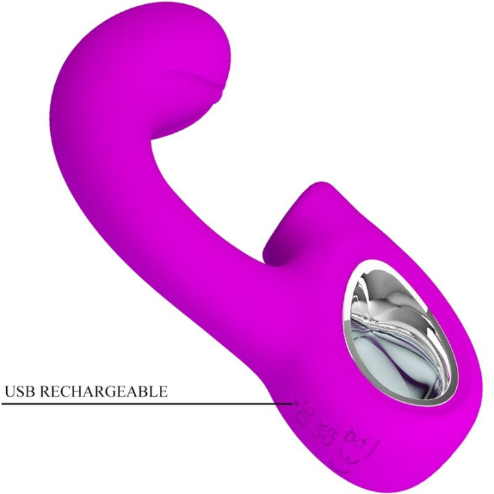 Pretty Love - Sibel Sibel g-Spot Vibrator + Klitoris-Stimulator 10 Vibrationen Lila