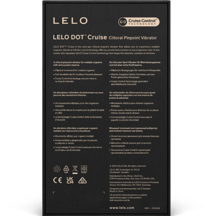 Lelo - Stimolatore Per Clitoride Dot Cruise Verde Pistacchio