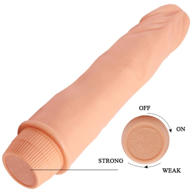 Baile - Dwarf Realistic Vibrator 21 cm Flesh