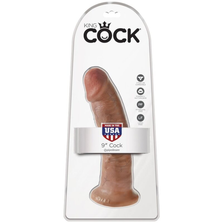 King Cock - Pênis Realístico 21.7 cm Caramelo
