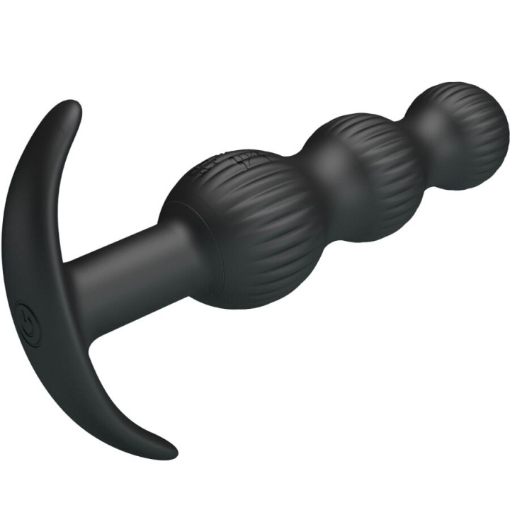 Pretty Love - Vibrador Anal Sidney 10 Vibrações Preto