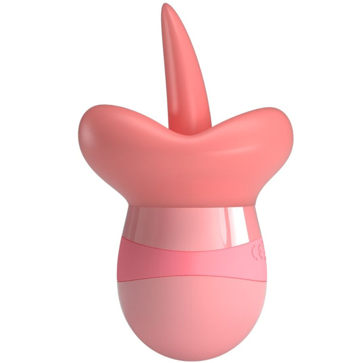 Pretty Love - Stimulateur de Clitoris Kylee Tongue 10 Vibrations Rose Nude