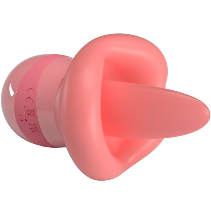 Pretty Love - Kylee Tongue Clitoris Stimulator 10 Vibrations Nude Pink
