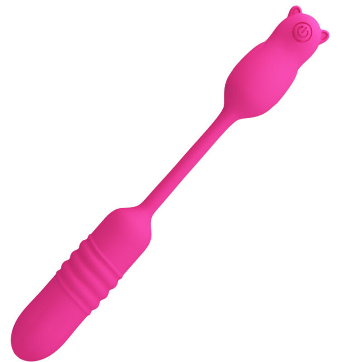 Pretty Love - Nobikuma Rosa Silikon-Vibrierbullet