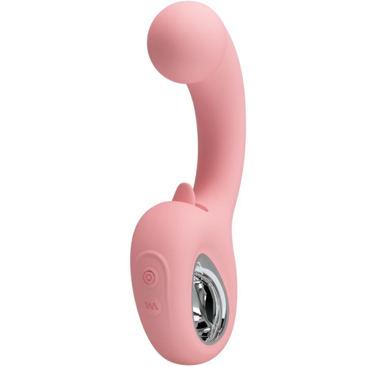 Pretty Love - Erynnyes g-Spot Vibrator + Clitoris Stimulator 10 Vibrations Pink