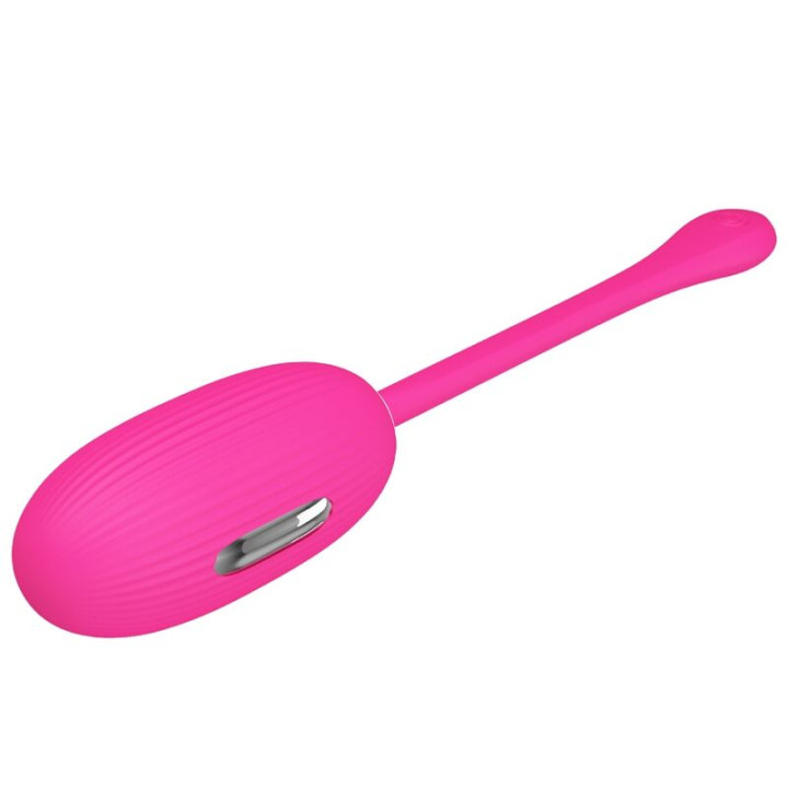 Pretty Love - Oeuf Vibrant Rechargeable Doreen Magenta Télécommande
