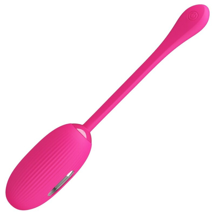 Pretty Love - Oeuf Vibrant Rechargeable Doreen Magenta Télécommande