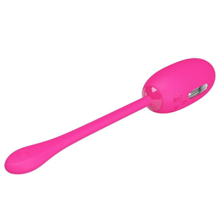 Pretty Love - Oeuf Vibrant Rechargeable Doreen Magenta Télécommande