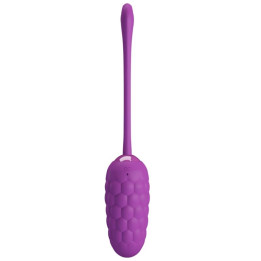 Pretty Love - Uovo Vibrante Con Texture Marina Ricaricabile Viola