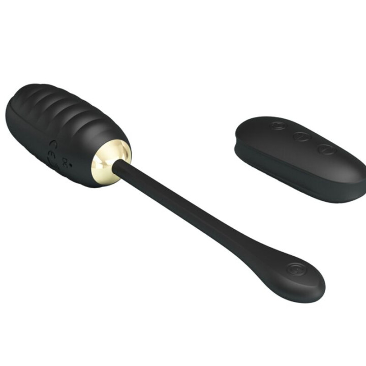 Pretty Love - Doreen Luxury Rechargeable Vibrating Egg Black Remote Control
