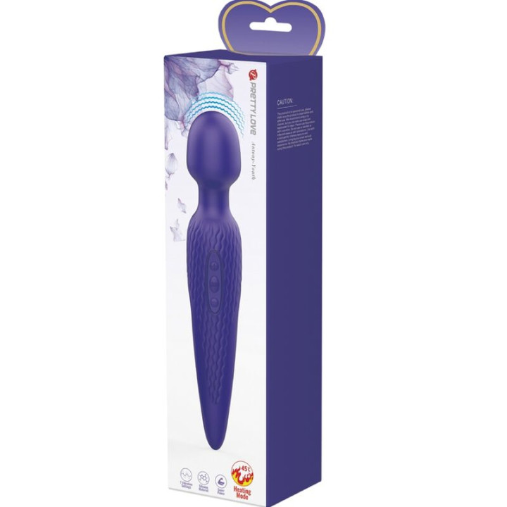 Pretty Love - Antony Youth Wand Vibrator Violet Wrmeeffekt