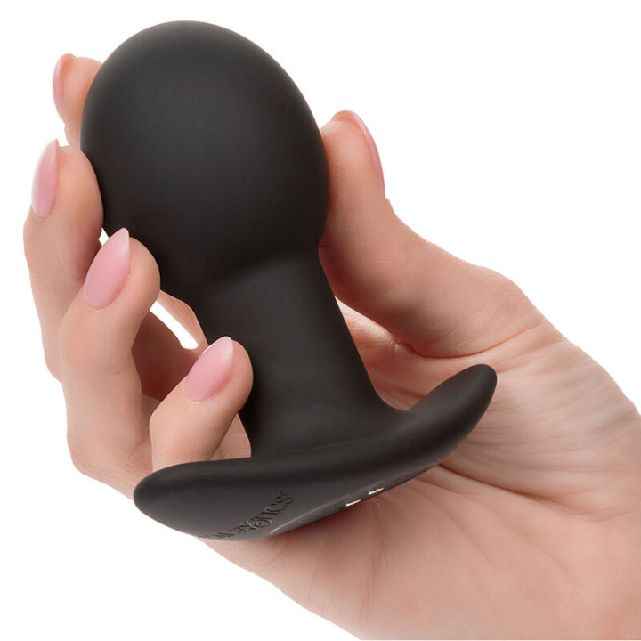 Calexotics - Rock Bottom Plug Anal 10 Vibraciones Silicona Negro