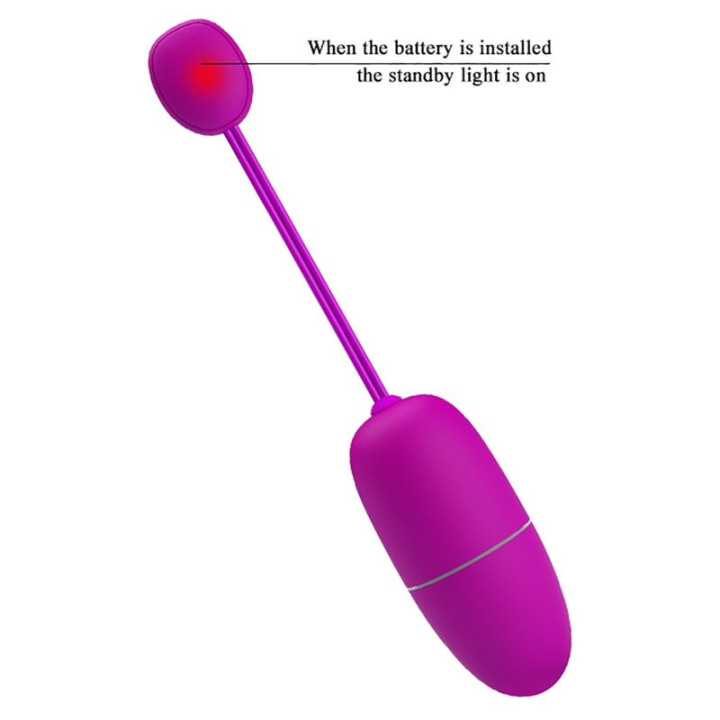 Pretty Love - Ovo Vibrante Ninfa App Controlado Roxo
